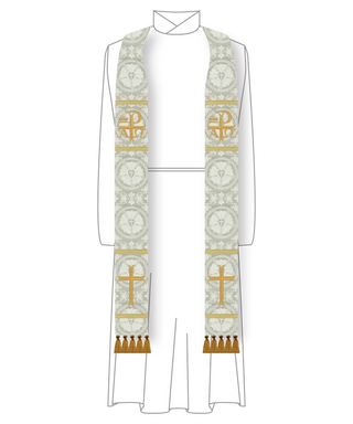 Dayspring Chi Rho AO Pastor Priest Stole | Clergy Stoles & Vestments