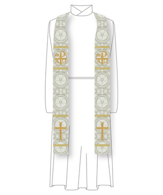 Dayspring Chi Rho AO Pastor Priest Stole | Clergy Stoles & Vestments