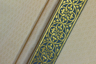 York Brocade Liturgical Fabric For Church Vestments