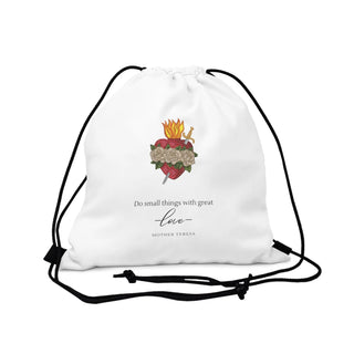 Youth Camp Summer Trip Christian Drawstring Bag Catholic Immaculate Heart Of Mary