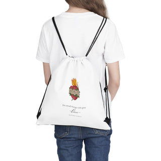 Youth Camp Summer Trip Christian Drawstring Bag Catholic Immaculate Heart Of Mary