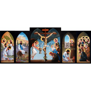 Zion Altarpiece HOLY WEEK Giclée Print | Edward Riojas Artist